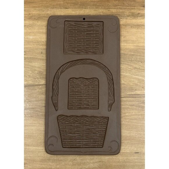 HARTSTONE USA 1988 BASKET Shortbread Cookie Mold Vintage RARE 14.5” x 8" - Picture 1 of 3